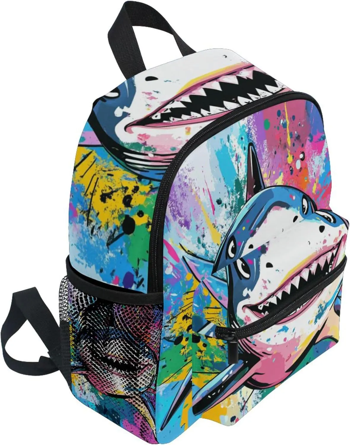 JUNZAN Beauty fish sea Kids Travel Backpack Chest Strap Bookbag for Travling