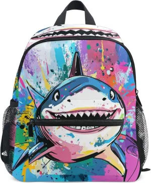 JUNZAN Beauty fish sea Kids Travel Backpack Chest Strap Bookbag for Travling