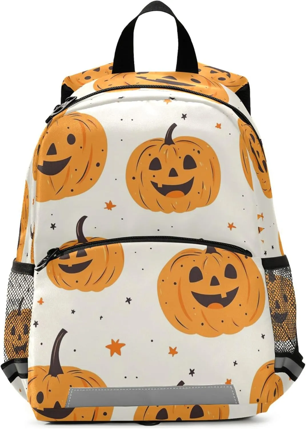 JUNZAN Cartoon Cute Pumpkins Kids Travel Backpack Chest Strap Book Bags Airplane