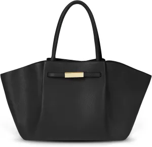 Juoxeepy Tote Bag Faux Leather Work Bag for Women Soft Grained Leather Top Handle Bag Trendy Luxury Hobo Handbag Purse
