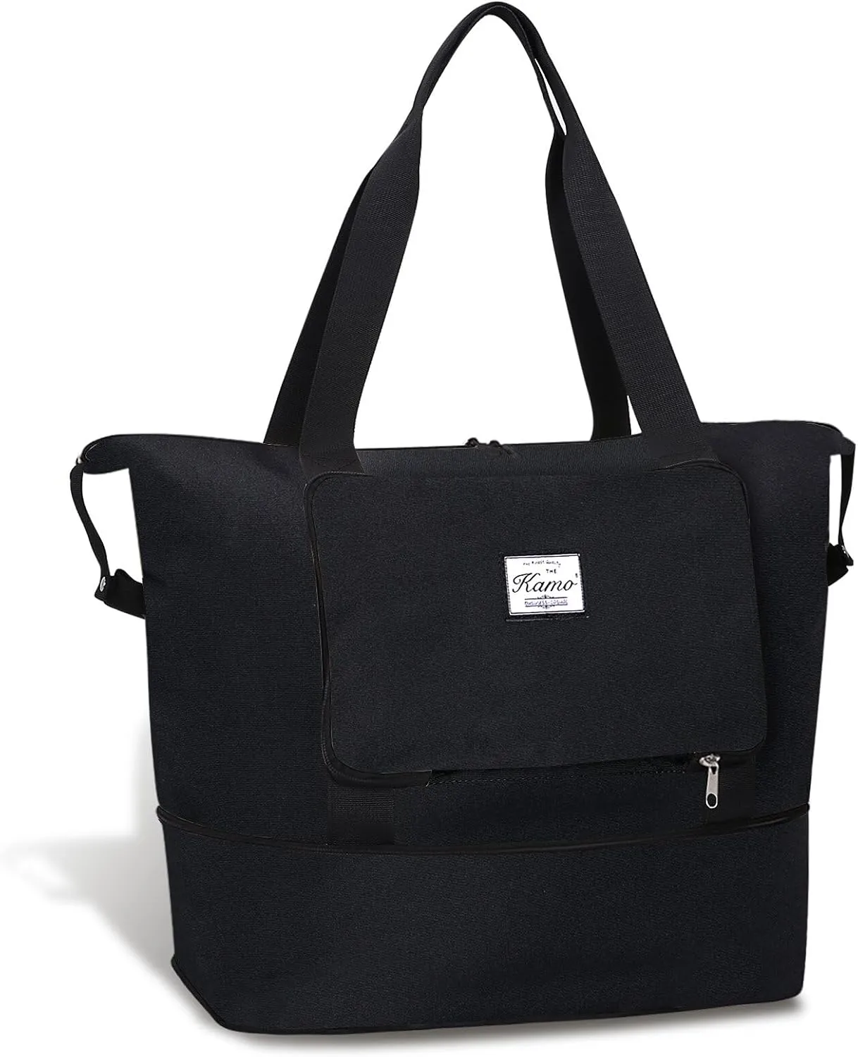 KAMO Travel Duffle Expandable Weekender Overnight Bag With Wet Pocket, Foldable Tote With Multiple Pockets for Sports, Gym, Travel, Yoga