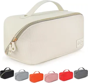 KAT MYHR Large Capacity Travel Cosmetic Bag - Waterproof Makeup Organizer Cosmetics Make Up for Women Cute