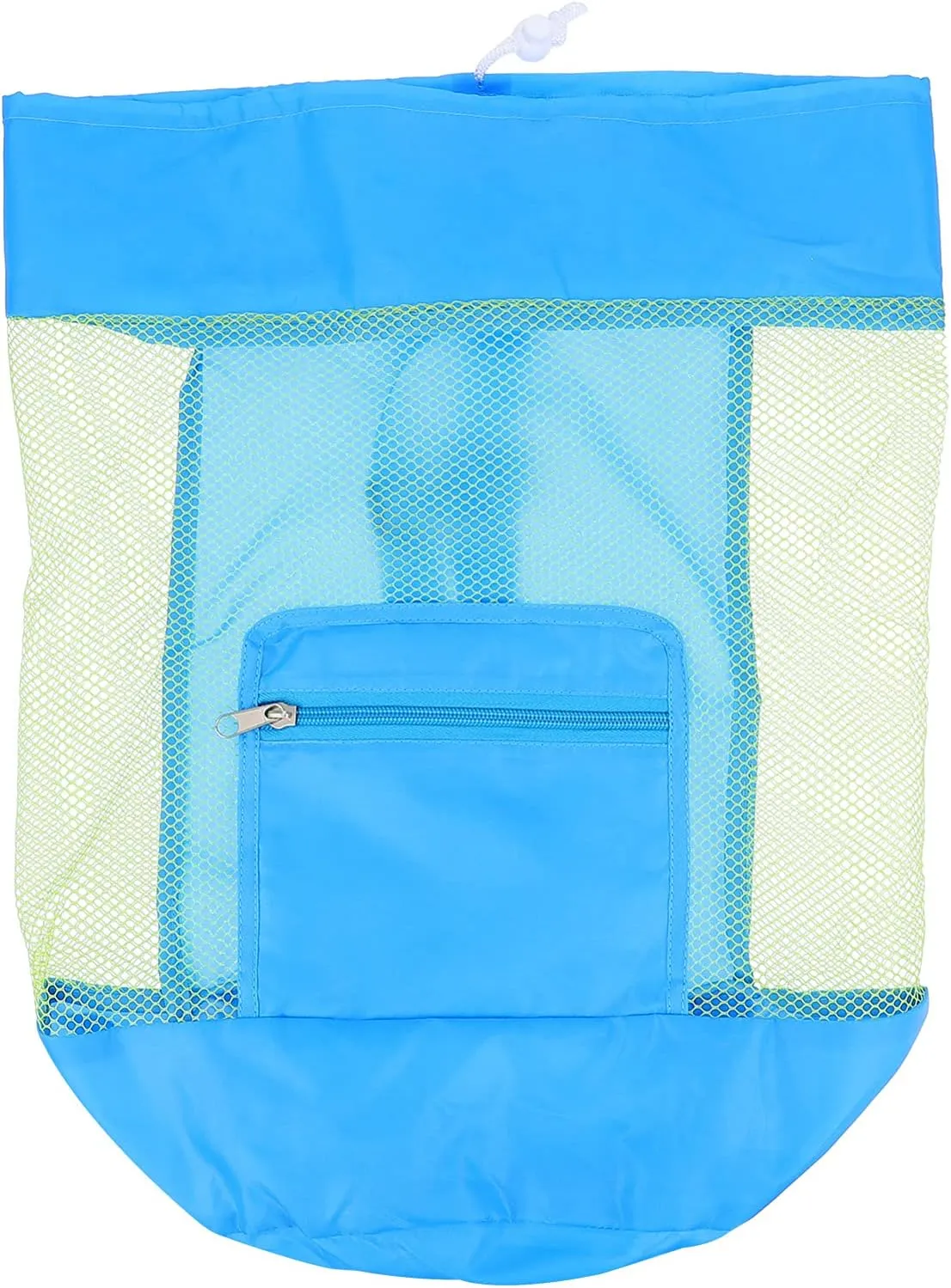 KESYOO 1Pc Capacity Mesh Drawstring Bag for Beach Folding Backpack with Straps for Easy Carrying and Wear Resistant Storage