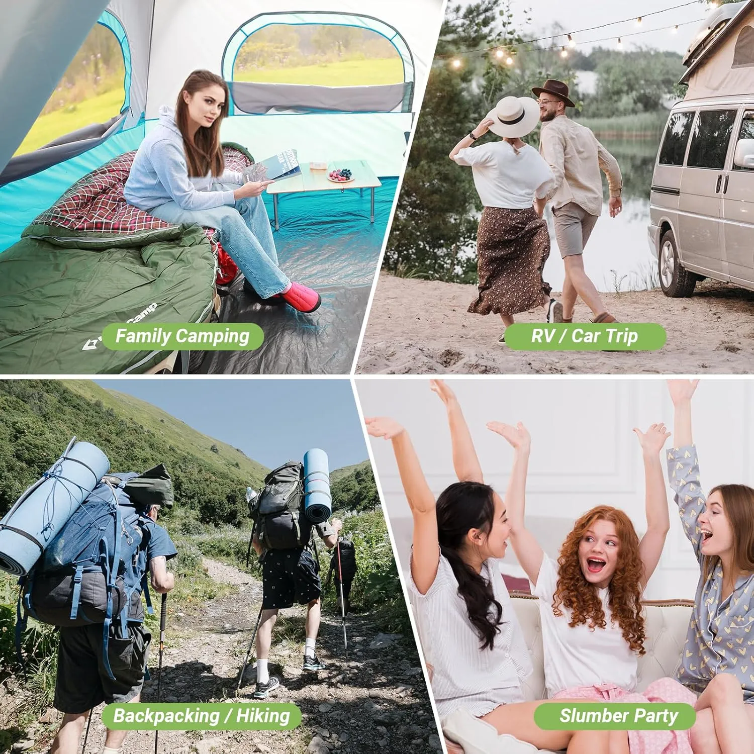 KingCamp Sleeping Bag for Adults, Cold Weather & Warm Extra Wide Big & Tall XL Portable Waterproof Flannel Sleeping Bags, Essentials Gear Accessories for Camping Backpacking Hiking Indoor & Outdoor