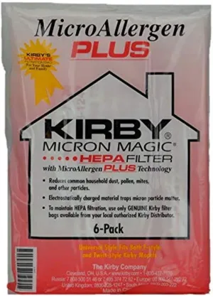 Kirby 204814G Micron Magic Plus Paper Bag, Brown