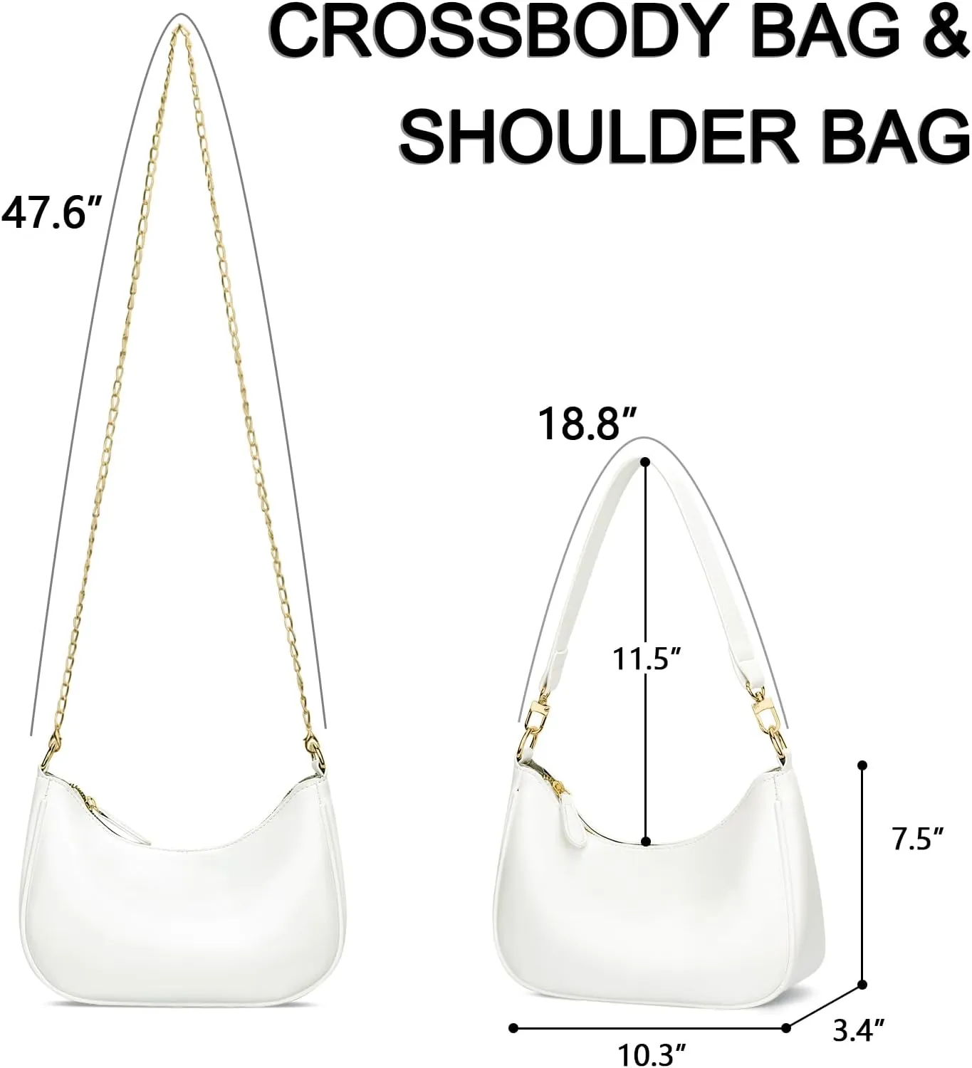 KKXIU Shoulder Bag for Women Cute Hobo Purses and Handbags Retro Clutch Underarm Purse
