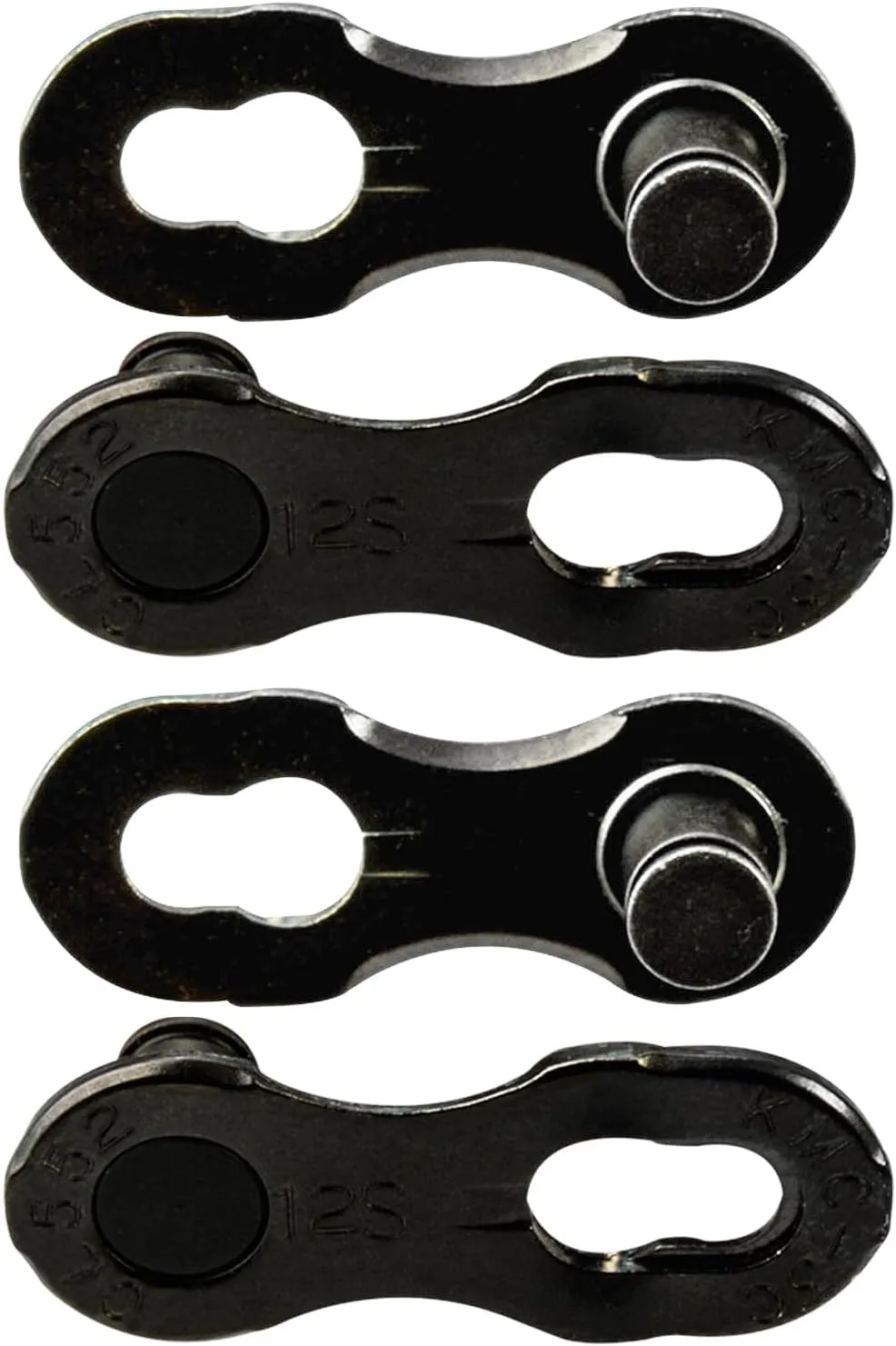 KMC 12NR 12 Speed Non Re-Useable MissingLinks, Black (DLC), 2 Pairs