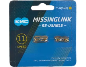KMC Missing Link 11-Speed Titanium Gold (Blue)