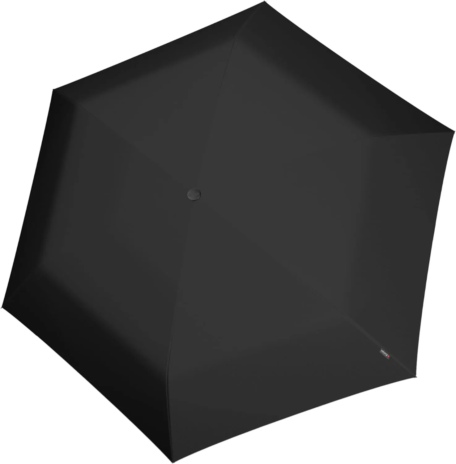 Knirps T.200 Medium Duomatic Automatic Open Close Rain Umbrella for Adults - Portable Weather Protection - Compact, Fits in Backpack or Purse, Retractable with Carrying Case, Black, 97cm Diameter