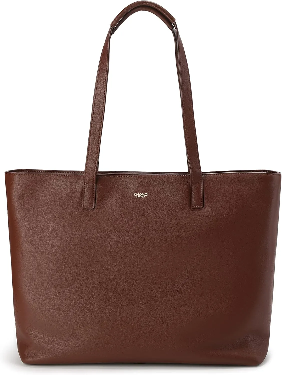 KNOMO Maddox Large Leather Laptop Tote Shoulder Bag Purse,Work Handbag for Women