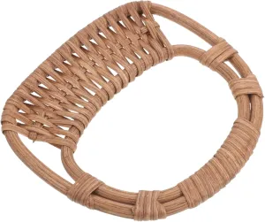 KONTONTY DIY Handbag Handle Wrap Rattan Crossbody Bag Strap Braided Purse Bag Handle for Making