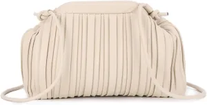 KUANG! Pu Leather Clutch Purse for Women Cloud Bag Formal Pleated Evening Clutch for Party