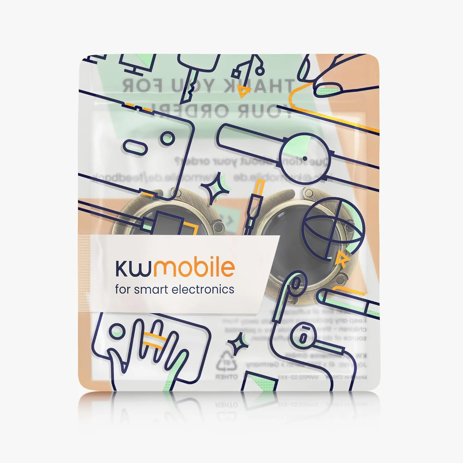 kwmobile Purse Hanger for Table (Set of 2) - Purse Hook for Table - Folding Handbag Hanger - Portable Bag Holder