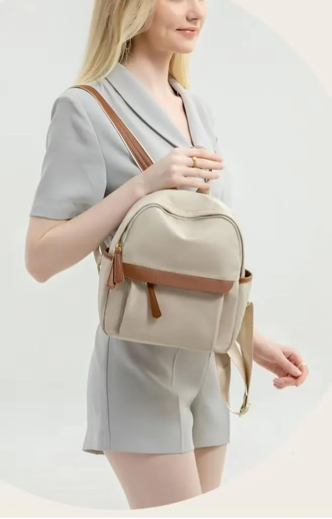 Ladies Essential Mini Shoulder Bag Fashion Small Backpack Shoulder Bag Handbag Purse Mini Travel Backpack Travel Accessories