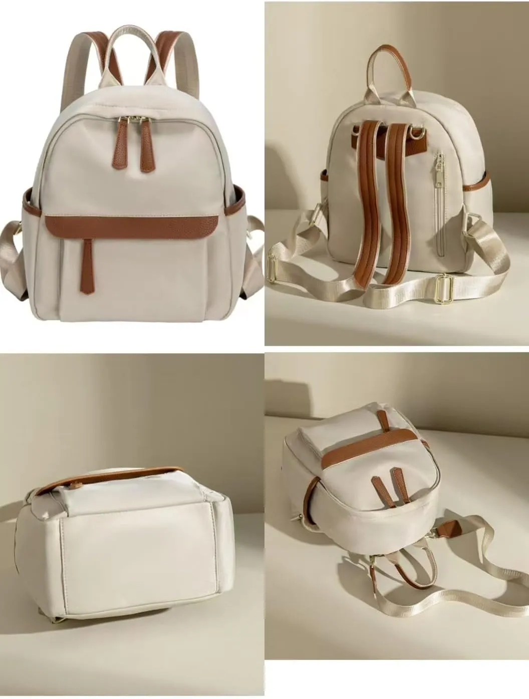 Ladies Essential Mini Shoulder Bag Fashion Small Backpack Shoulder Bag Handbag Purse Mini Travel Backpack Travel Accessories