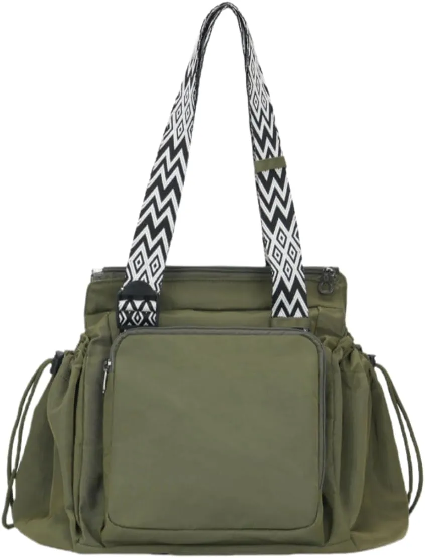 Ladies' expandable handbag, 16 pocket quilted handbag, nurse and portable travel bag, hospital delivery bagFolding design