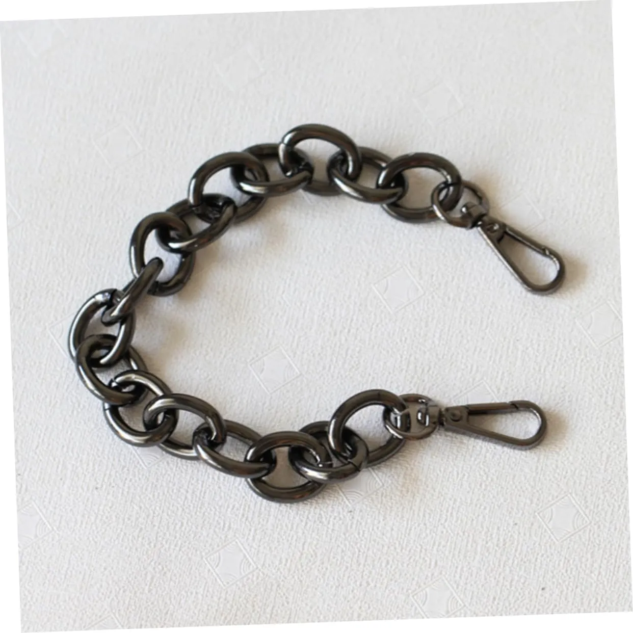 LALAFINA 30cm Iron Chain Bag Strap Handles Gold Chain Luggage Belt Accessories DIY Bag Handles