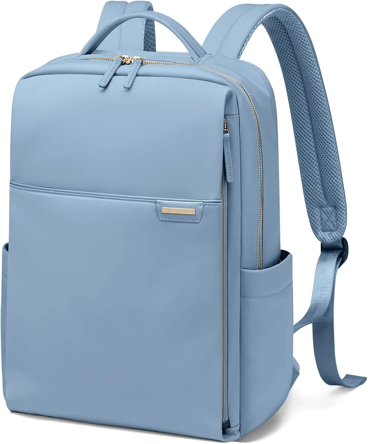 Laptop Backpack for Women, Work Business Traval Computer Backpacks with Laptop Compartment Waterproof Casual Daypack for Travel College,16Inch,Misty Blue