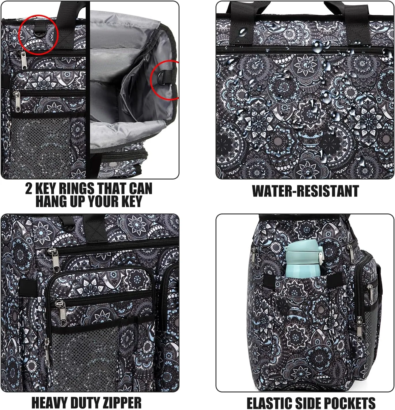 Large New Nurse Bag for Work with Multiple Pocket Tote Bag for Nursing Graduation Gift for New Clinical Medical Equitment Bag with Organizing Pouches CNA Assistant Bolsos De Enfermeria