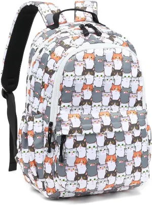Leaper Girls Kawaii Laptop Backpack for School Boys Backpack Kids Travel Backpack Women Bookbag Cute School Bag College Bag
