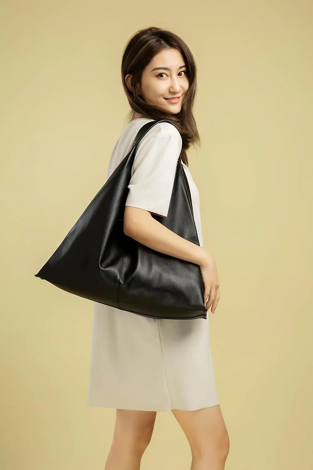Leather Tote Bag, Oversized Hobo Bags, Large Tote Bag for Women Work, Vegan Leather Handbags Travel