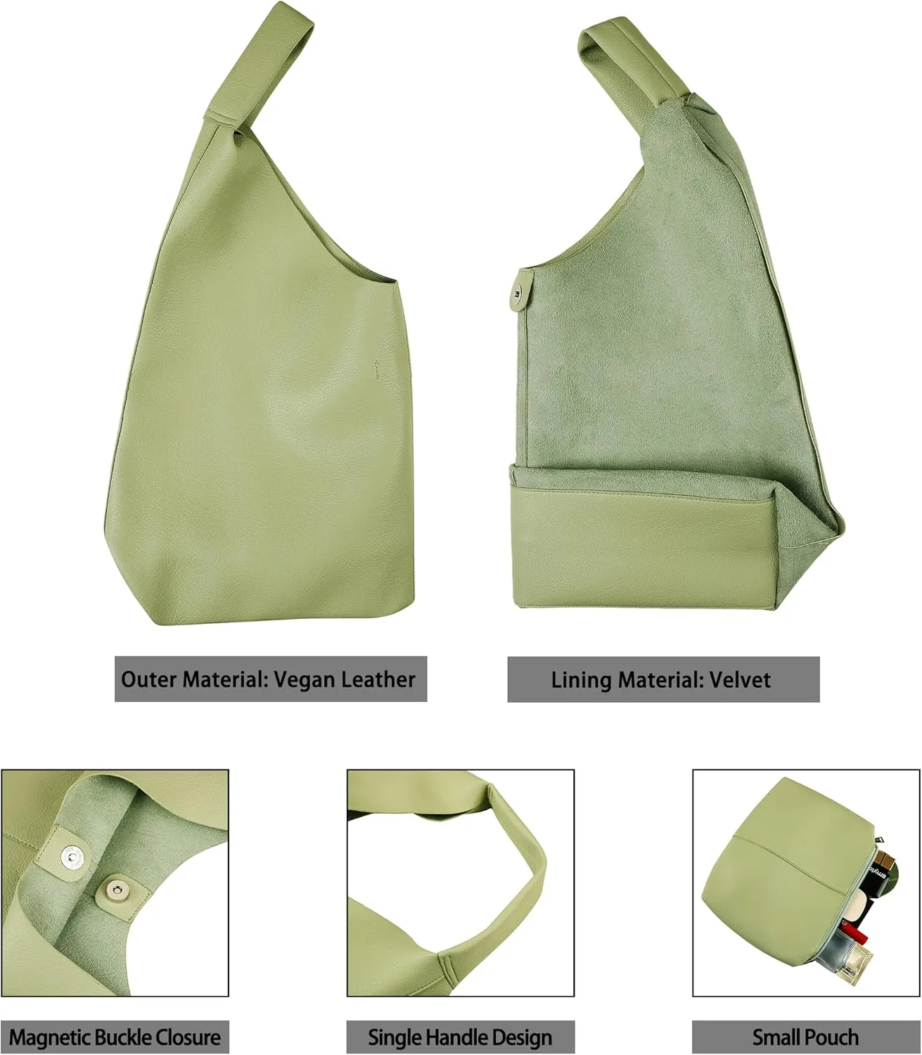 Leather Tote Bag, Oversized Hobo Bags, Large Tote Bag for Women Work, Vegan Leather Handbags Travel