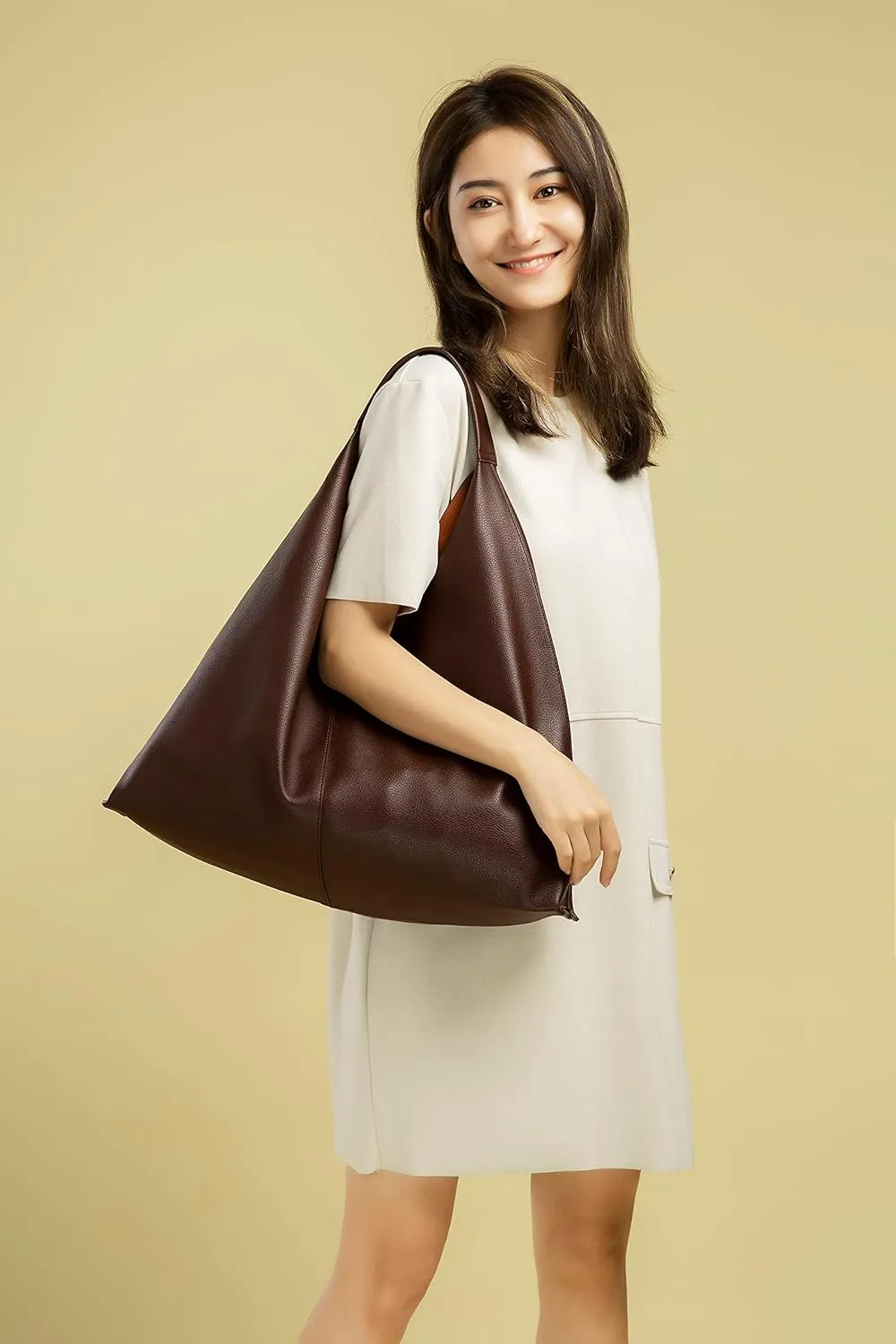 Leather Tote Bag, Oversized Hobo Bags, Large Tote Bag for Women Work, Vegan Leather Handbags Travel