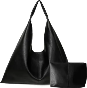 Leather Tote Bag, Oversized Hobo Bags, Large Tote Bag for Women Work, Vegan Leather Handbags Travel