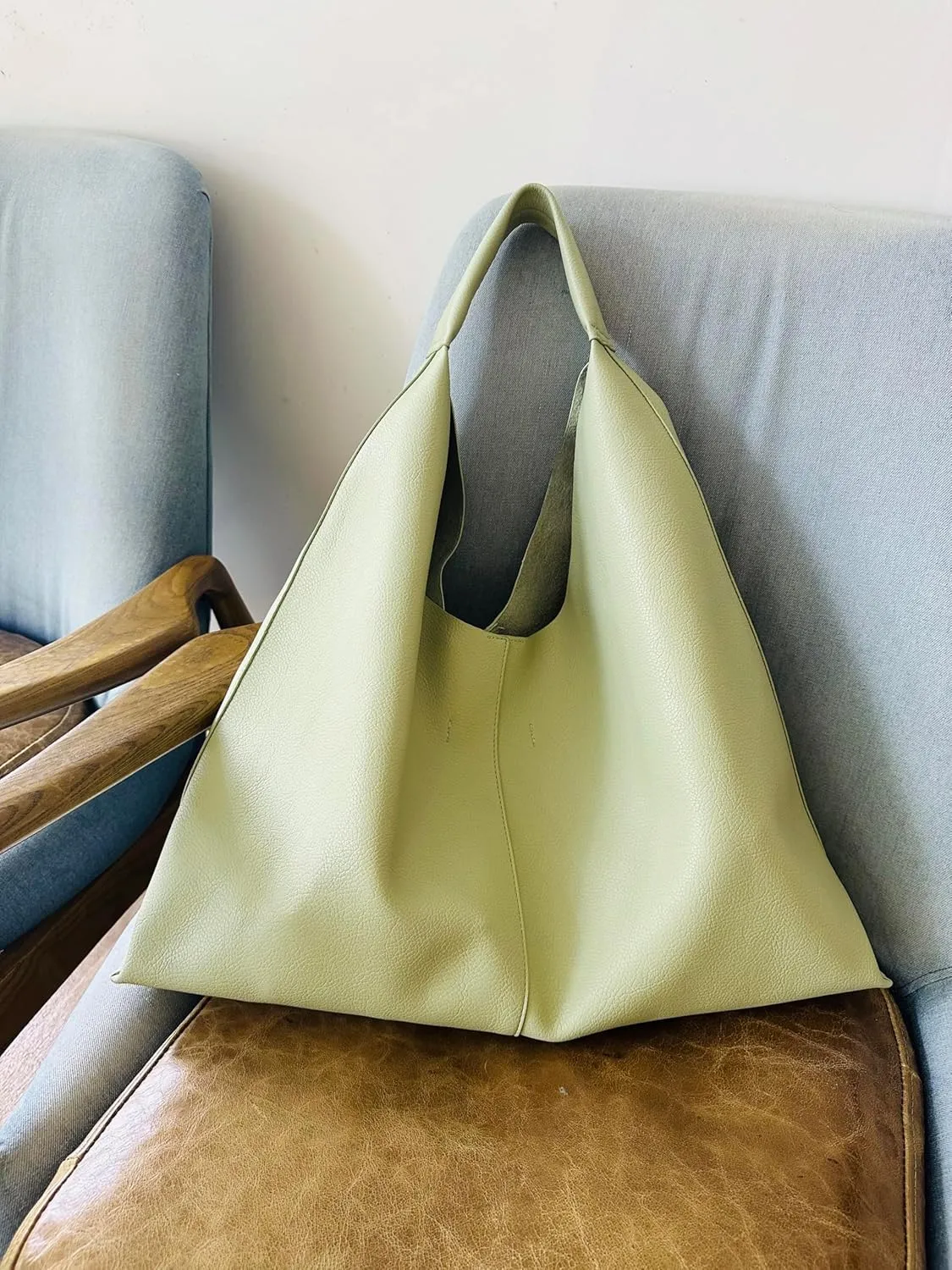 Leather Tote Bag, Oversized Hobo Bags, Large Tote Bag for Women Work, Vegan Leather Handbags Travel