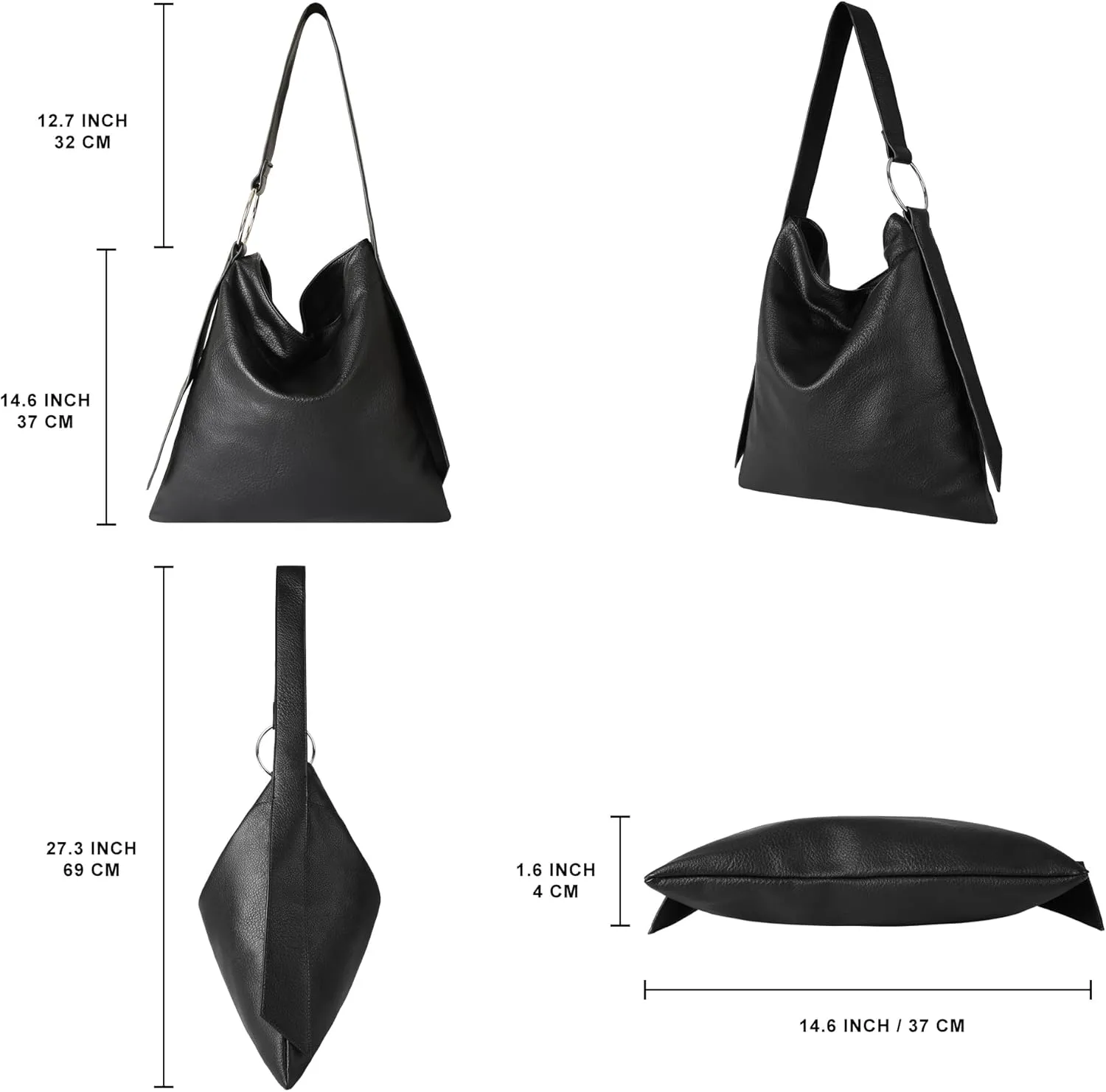 Leather Tote Bag, Oversized Hobo Bags, Large Tote Bag for Women Work, Vegan Leather Handbags Travel