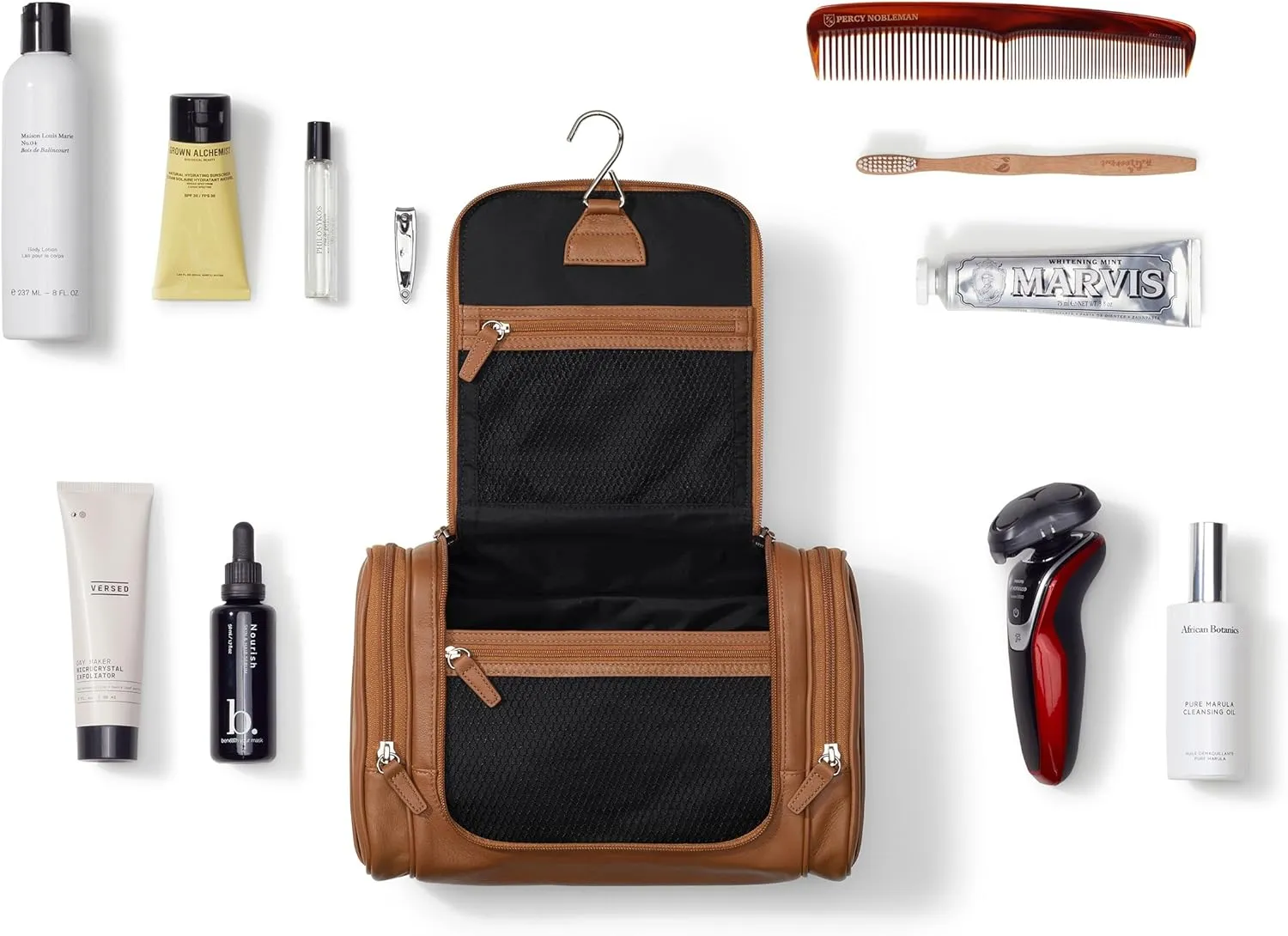 Leatherology Hanging Toiletry Kit