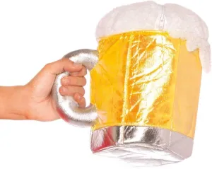 Leg Avenue womens Oktoberfest Beer Stein Purse Costume Accessory, Beer Purse Gold, One Size US
