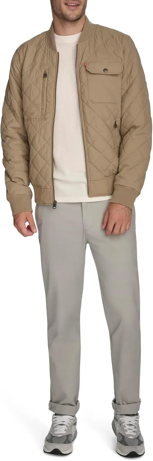 Levi's Men's Diamond Quilted Bomber Jacket