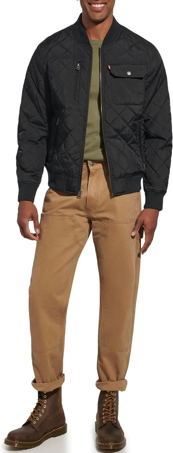 Levi's Men's Diamond Quilted Bomber Jacket