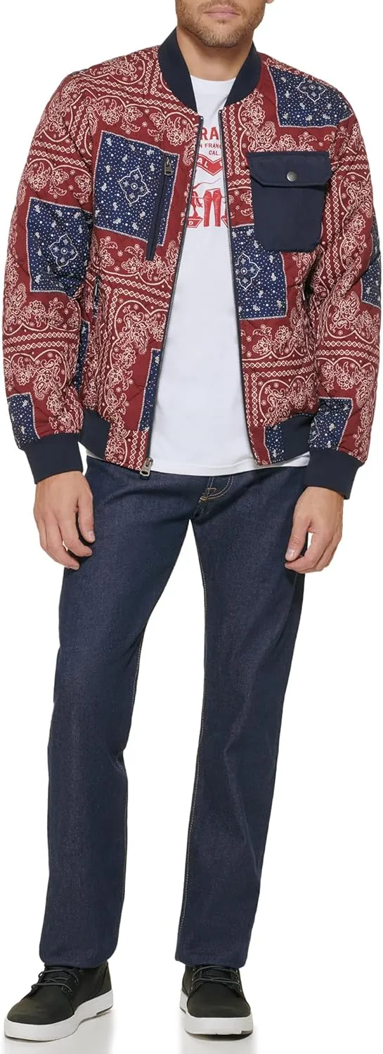 Levi's Men's Diamond Quilted Bomber Jacket