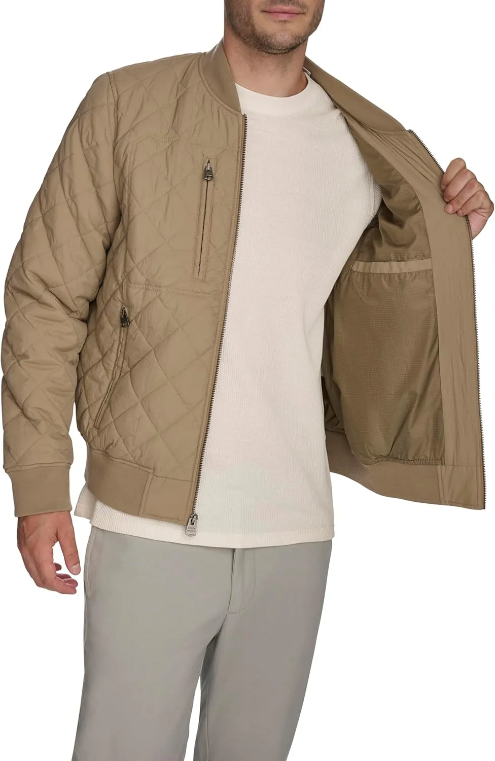 Levi's Men's Diamond Quilted Bomber Jacket