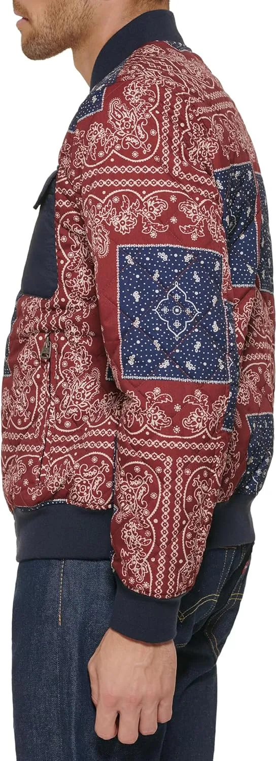 Levi's Men's Diamond Quilted Bomber Jacket