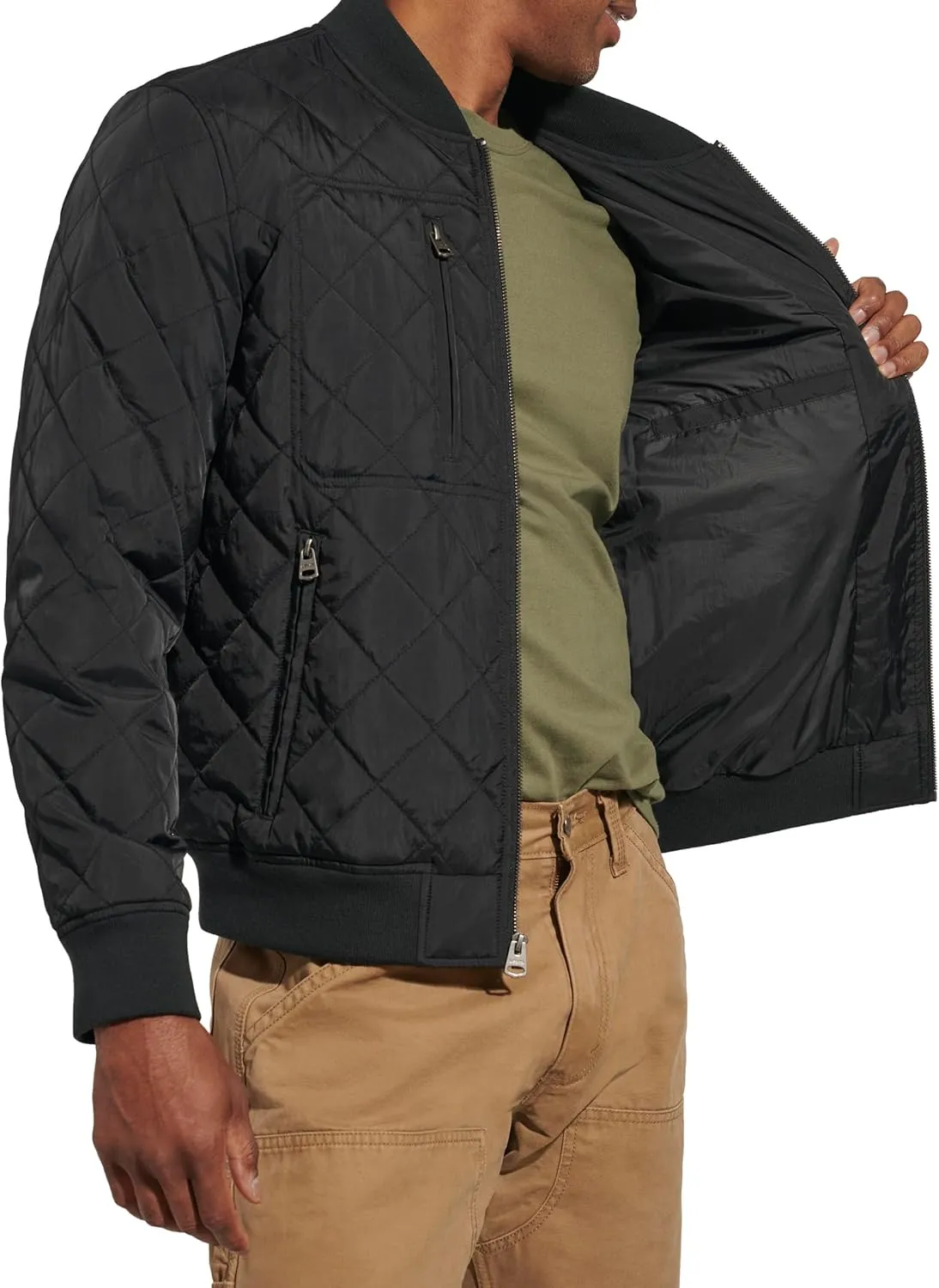 Levi's Men's Diamond Quilted Bomber Jacket