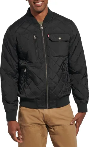 Levi's Men's Diamond Quilted Bomber Jacket