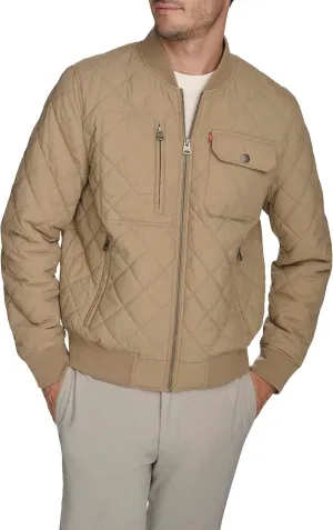 Levi's Men's Diamond Quilted Bomber Jacket