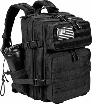 LHI Tactical Military Backpack for Men and Women 25L/35L Army Assault Pack Bag Small Rucksack with Bottle Holder