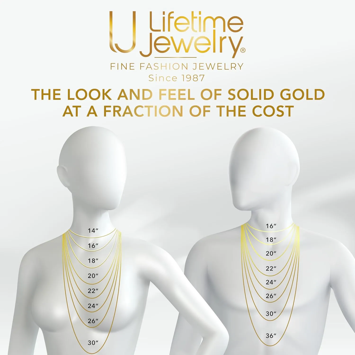 LIFETIME JEWELRY 7mm Flexible Herringbone Chain Necklace 24k Real Gold Plated