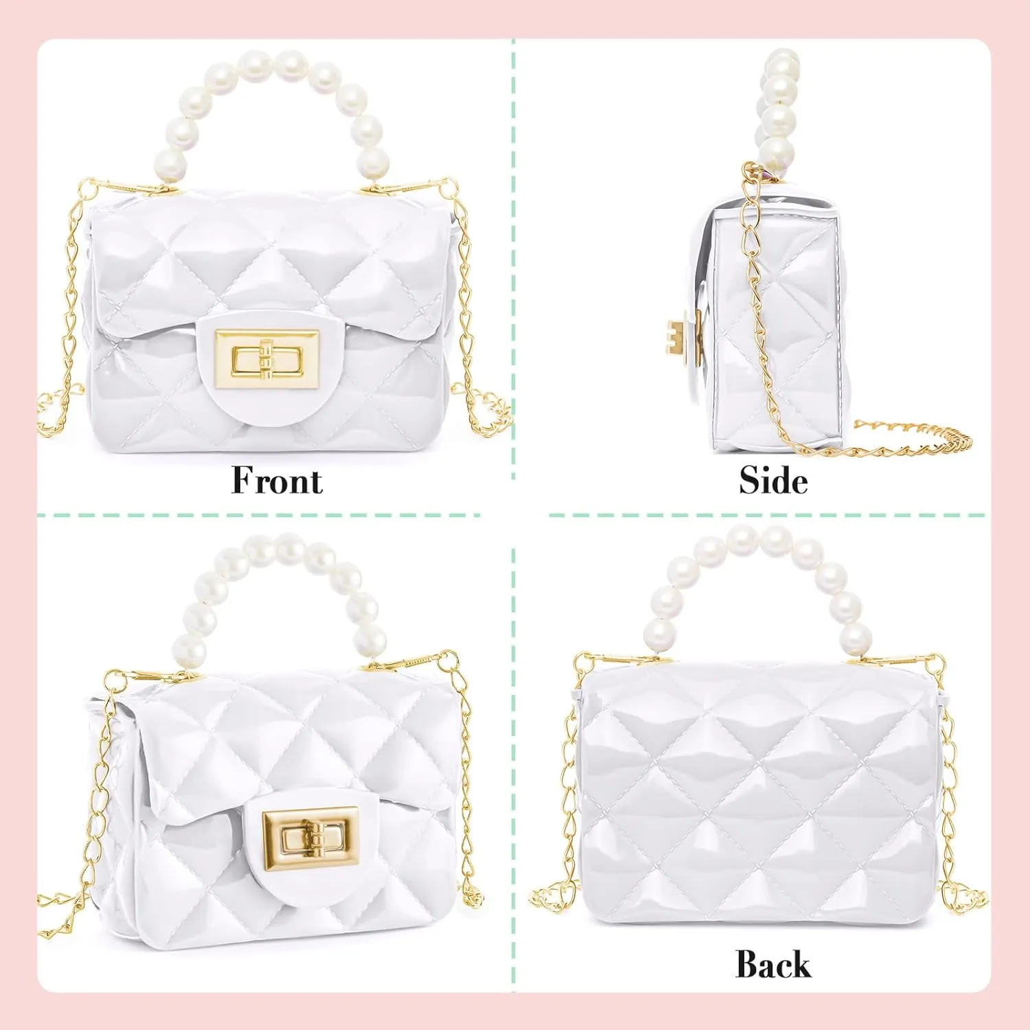 Little Girls Purse Cute Toddler Purse Fashion Crossbody Purse And Handbands Mini Kids Purse For Children