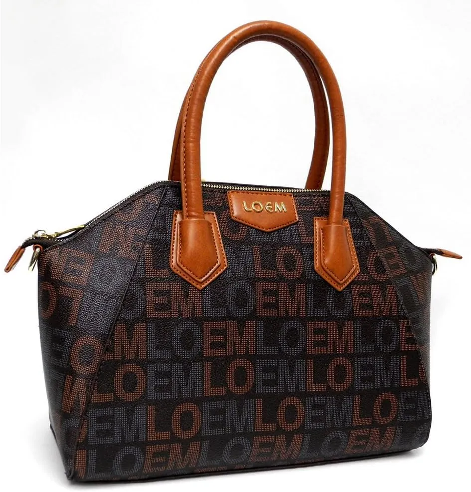 LOEM Designer signature Print shoulder boxer l wallet Bag set golden logo