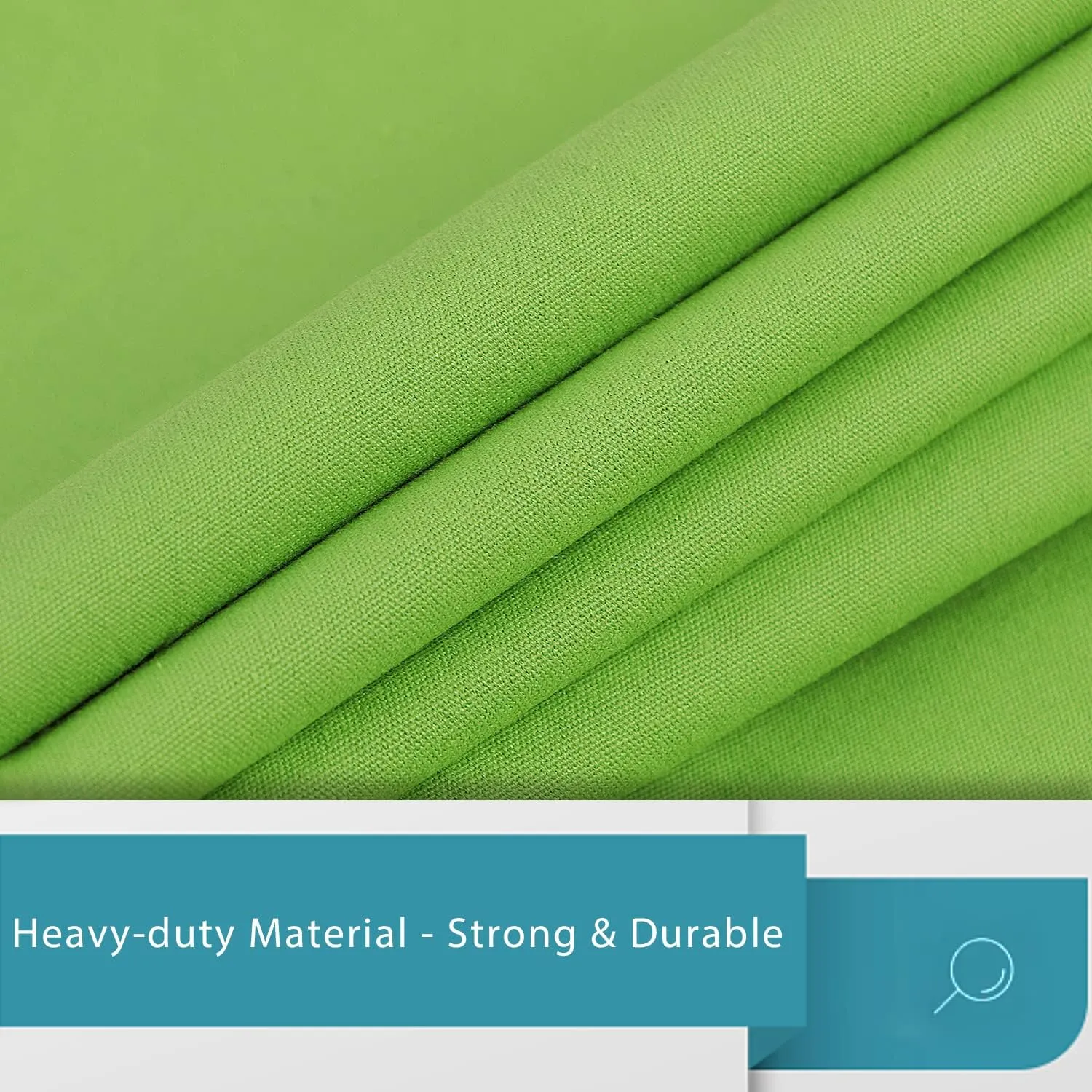 LOLOMLO Extra Large Canvas Laundry Bags with Handles & Drawstring Closure, Heavy Duty Tears Resistant Clothes Storage Travel Bags,25.5"x34",Green