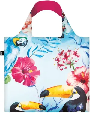 LOQI Women's Wild Birds, Blue, One Size