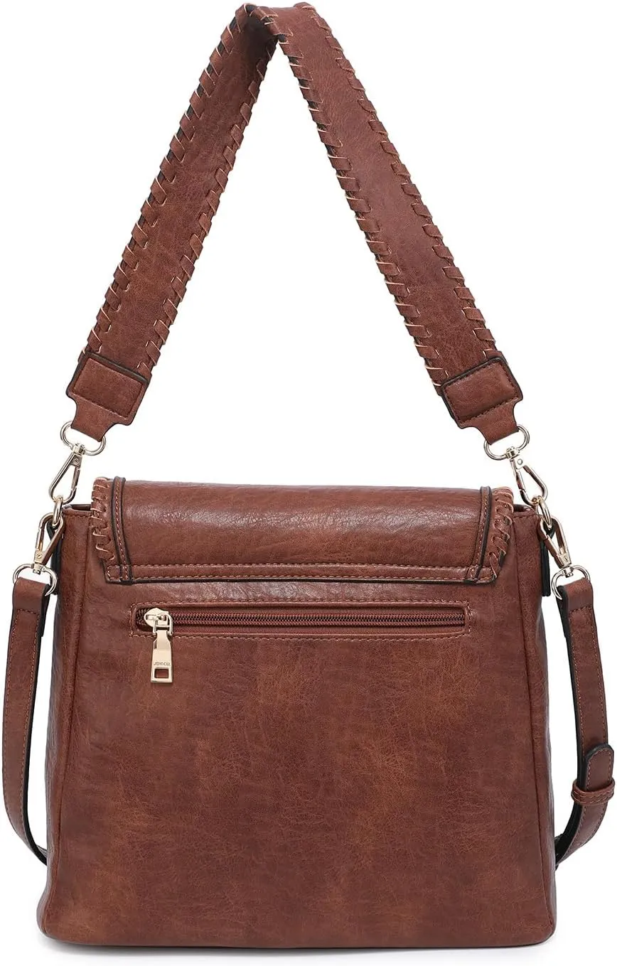 Lorelei Crossbody Hobo Purses for Women Vegan Leather Shoulder bag Handbag with 2 Straps