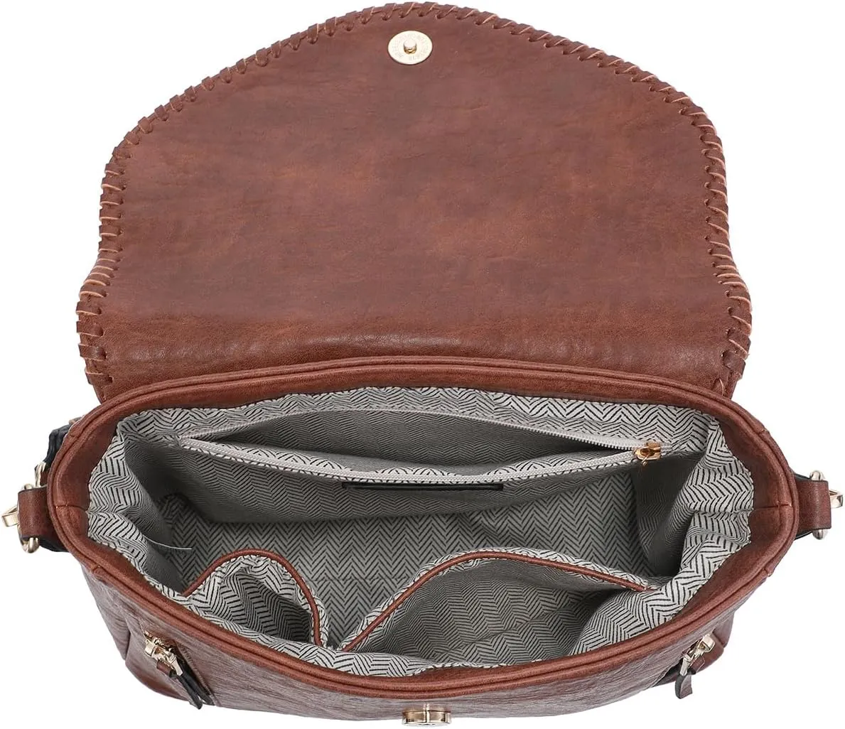 Lorelei Crossbody Hobo Purses for Women Vegan Leather Shoulder bag Handbag with 2 Straps