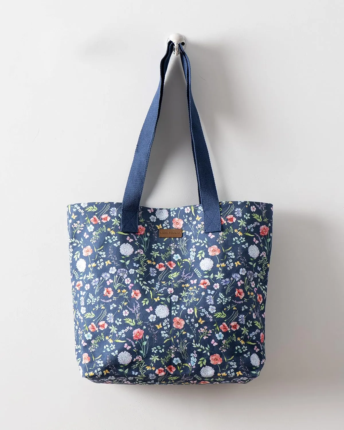 Maison d' Hermine Canvas Tote Bag 100% Cotton Canvas Reusable Shoulder Grocery Bag for Shopping Perfect for Men Women