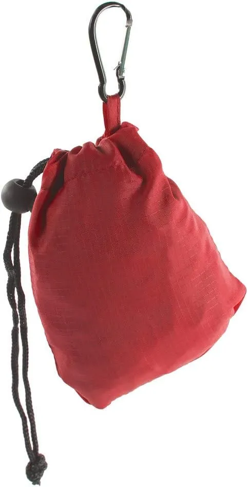 Mato & Hash Reusable Grocery Bags | Foldable w/Integrated String Pouch | Ripstop Nylon Tote